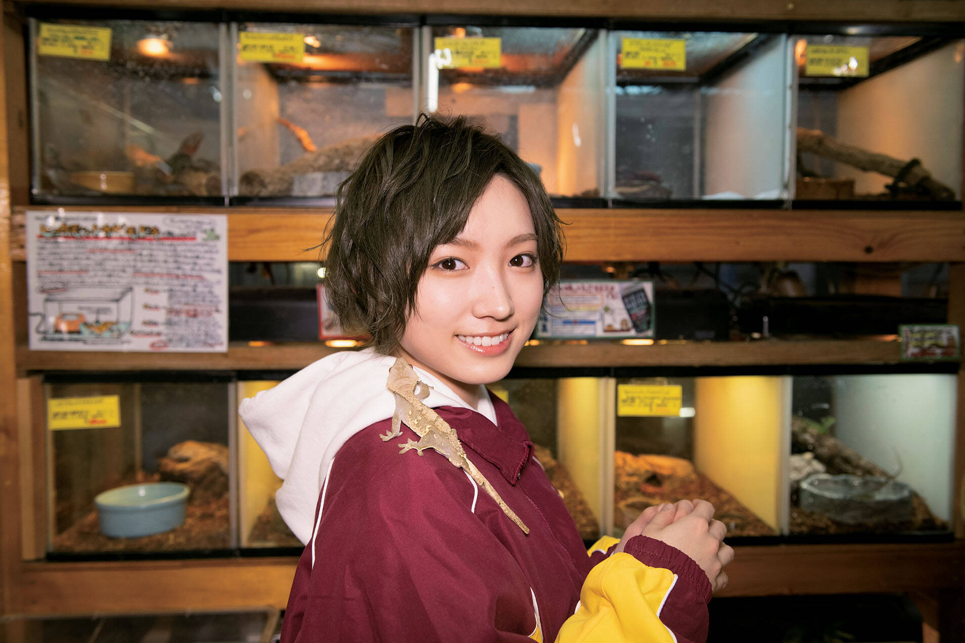 NMB48 太田夢莉の爬虫類愛「生きている命の温もりを感じられるのが好き」