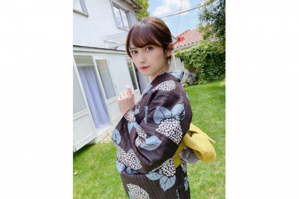 桃月なしこの 横顔まで美しい 艶っぽい浴衣姿が話題に こんな彼女と花火大会行きたい 年6月5日 エキサイトニュース