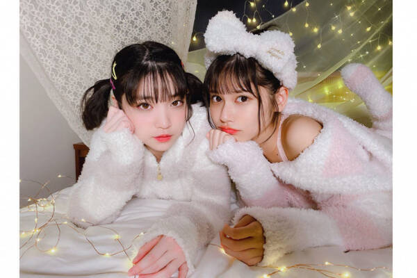 でんぱ組 鹿目凛 根本凪とのキス直前ショットなど 親密すぎる 2ショットで堂々の 本命アピール 年10月16日 エキサイトニュース