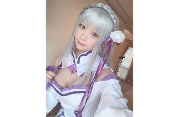 五木あきらが リゼロ エミリアに大変身 再現度maxな姿に やばい 天使すぎる と絶賛の声 年10月日 エキサイトニュース