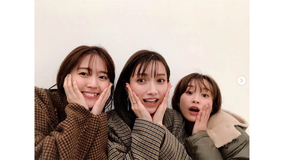 後藤真希、高橋愛、鈴木愛理との「可愛すぎる三姉妹」ショットを公開