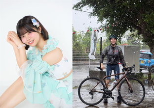 SKE48荒野姫楓“ずぶ濡れショット”大バスりのロードバイクが切り拓いた選抜の夢舞台