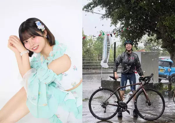 SKE48荒野姫楓“ずぶ濡れショット”大バスりのロードバイクが切り拓いた選抜の夢舞台