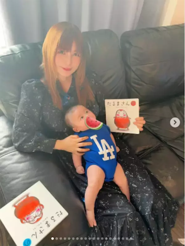 中川翔子、双子に絵本の読み聞かせ＆キウイでフルーツアートにも挑戦「ぜんぶ今だけの尊い瞬間」