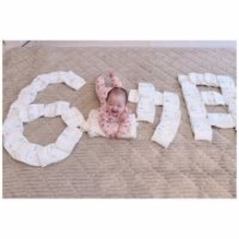 生後6カ月の夢空ちゃんが可愛い　辻希美、‟ハーフバースデー”のオムツアートを披露