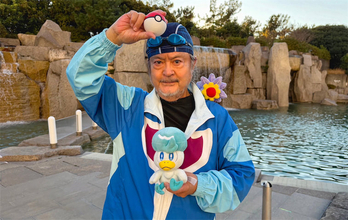 「水タイプのおじいさんがしょうぶをしかけてきた 」大和田伸也、全力ポケモン姿が可愛すぎると話題