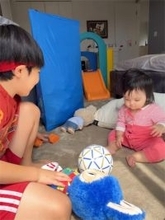 川崎希、長男の成長に感動「グーちゃんとたくさん遊んでて…」