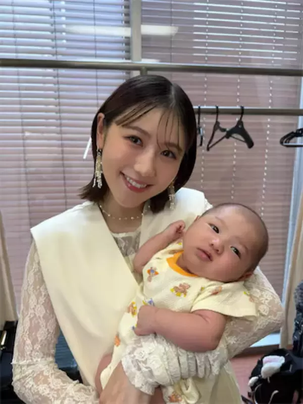 パパそっくり！西野未姫、生後1カ月息子との親子ショット公開「まさにけいちょんジュニア」