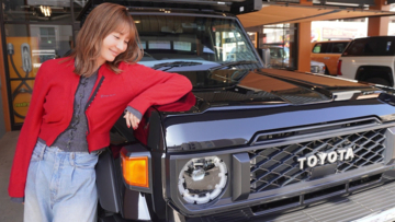 新山千春、20年愛用のJeepからランクル70へ電撃乗り換え 「四角・直角愛は変わらず」