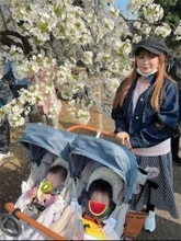 中川翔子、双子と“初お花見”で感動「お兄ちゃんずっと爆睡」「弟くんは景色を眺めてた」