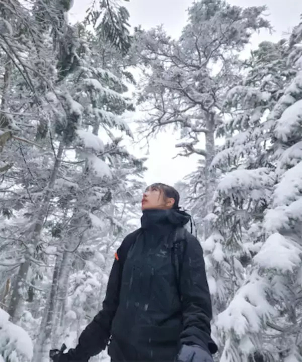 元櫻坂46・渡辺梨加、初めての雪山登山に感動「木も草も凍りついててアナ雪の世界だった」