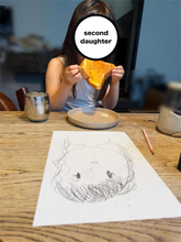 庄司智春、6歳次女が"寂しいからママの絵"描いて朝食 「も〜、キュンキュンきました」