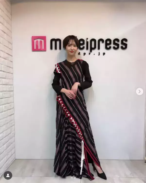 渡邊渚、小顔が際立つワンピース姿が美しすぎる