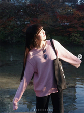 Cocomi、袖長ピンクニットでぽかぽか日差しを楽しむプラべショット公開