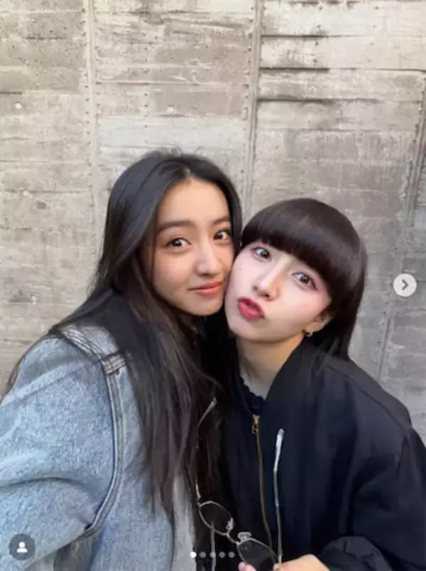 Koki,＆Cocomi “美人シスターズ”が仲良しショット披露、LVコーデが映える