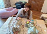「中川翔子、お互いを認識し始めた双子の成長を報告「見つめ合ってなにか喋ってた」」の画像1