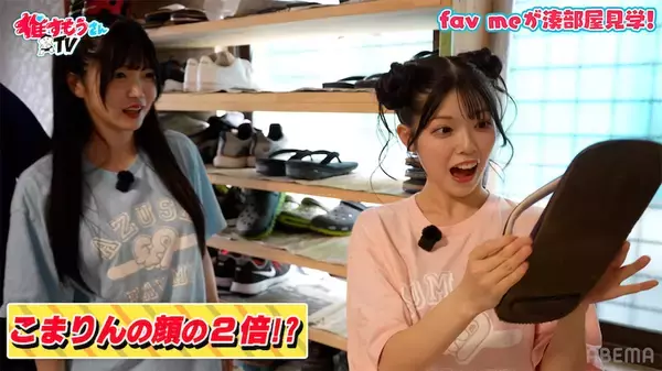 アイドルが見た相撲部屋のリアル、巨大サンダルを顔に当てて「すごい、でかい！」