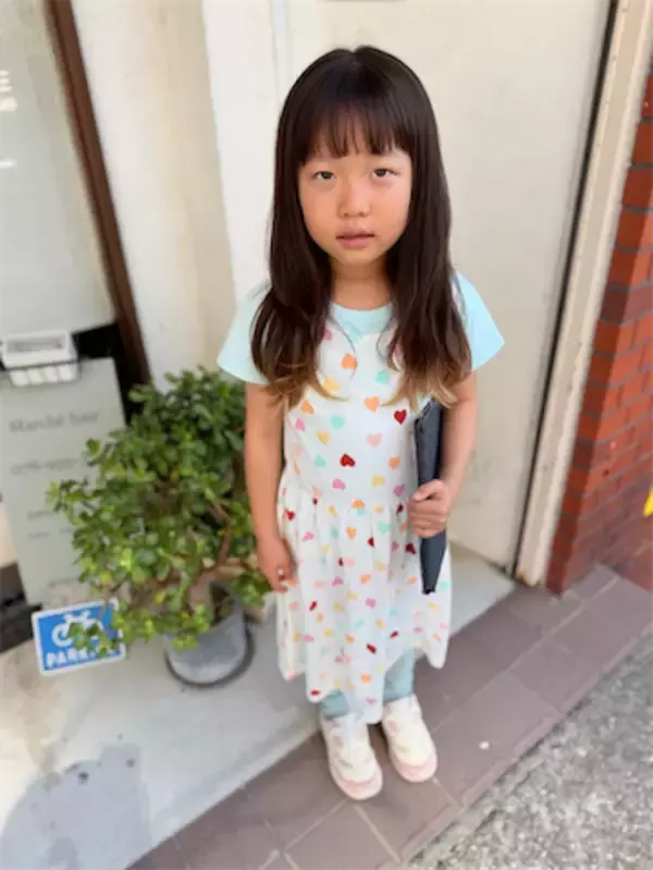 小原正子、6歳長女の"前髪デビュー"を報告 「え！めっちゃ可愛い」「似合ってるーー」と大反響