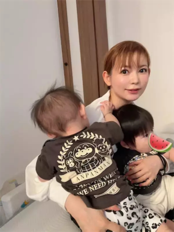 中川翔子、双子と5日間"離れ離れ"に「あえない時間さみしい」「5日間でおおきくなっちゃうかも！」