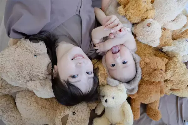 浜田翔子、０歳三男の“くまさん”コスを公開「も〜かわいすぎる」「めきめき育っているね」