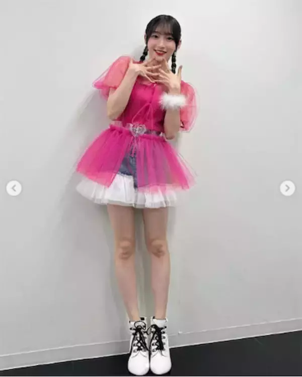 宮本佳林、ピンクが映えるライブ衣装姿に「天才的なアイドル様」とファン絶賛