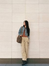 Koki, カジュアルなパンツスタイルの"ルイ・ヴィトンルック"がかわいい