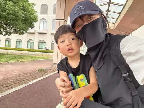 あいのり･桃、4歳次男"先天性眼瞼下垂症"手術後1年半の経過報告「順調とのことです…！よかった」