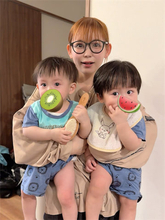 中川翔子、双子が人生初のヘアカット「兄は不二家ポコちゃん、弟はまことちゃん」1歳前にイメチェン