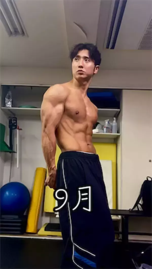 コロチキ西野、減量でさらにバキバキ！進化する筋肉に反響「努力できる人はかっこいい」