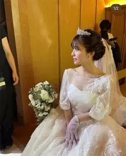 長濱ねる、『ウソ婚』八重のスペシャルメイクによるウェディングドレスオフショット公開