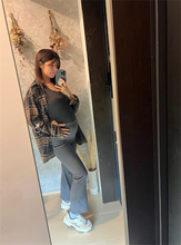 第3子妊娠中の小林礼奈、ふっくらお腹の私服姿を公開「おーすごく出ましたね！」