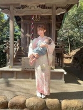 中川翔子、双子のお宮参り&お食い初め報告「親子四代の思い出が詰まった大切な場所」