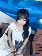 14歳JCインフルエンサー・なな、ミニ丈プリーツスカートで太もも見せ「可愛すぎ！」「がち天使」