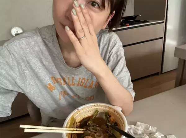 あいのり・桃、結婚7年目でも「恥じらいはあります」夫の帰宅に慌てて着替え