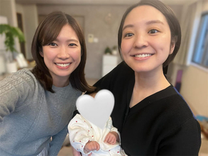 第二子出産・育休中の33歳アナ、同期との“再会”ショット公開「二人とも、とってもいい顔」