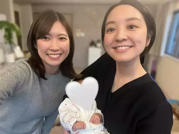 第二子出産・育休中の33歳アナ、同期との“再会”ショット公開「二人とも、とってもいい顔」