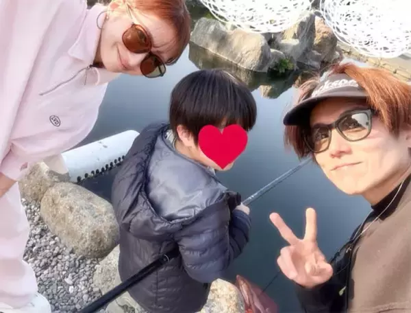 杉浦太陽、家族そろってピクニック気分で釣りへ「コアがめっちゃ上手に釣れました」