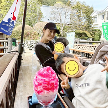 橋本マナミ、5歳長男&1歳長女と高尾山山頂でラーメン「次は一緒に歩いて登りたいな」