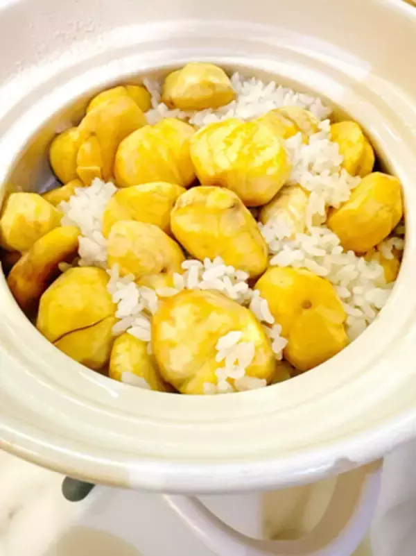 「渡辺美奈代、艶やかな手作り栗ごはんに「美味しそう」」の画像