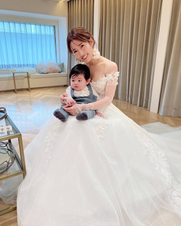 くみっきー 産後ダイエット奮闘中 愛息子と２ショット 22年3月22日 エキサイトニュース