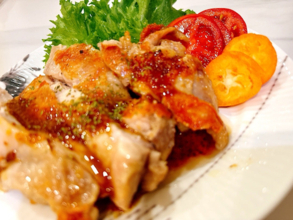 渡辺美奈代、グリルチキン＆鮭ご飯、手作り絶品ディナー披露　