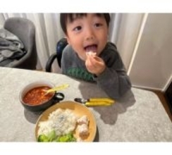 あいのり・桃、４歳＆３歳の息子たちの“筋肉飯”公開