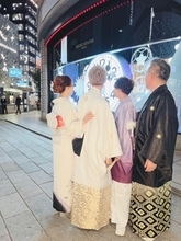 渡辺美奈代、次男の成人式前撮りで和装家族ショット公開