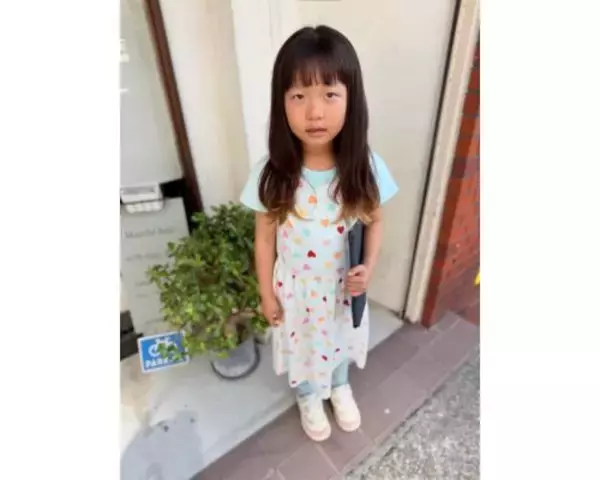 小原正子ビックリ、６歳長女が前髪デビューで別人級イメチェン