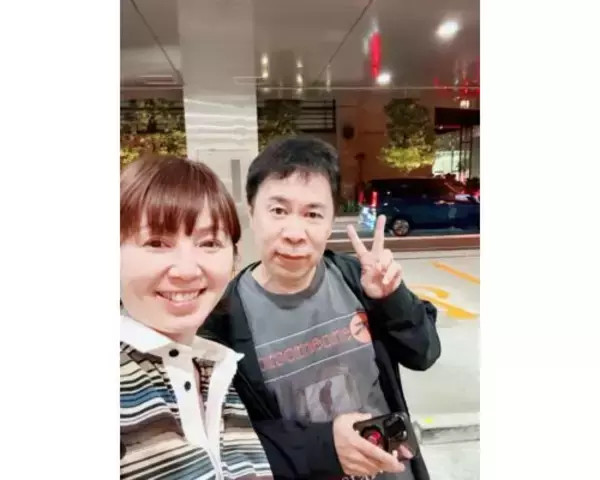 渡辺満里奈、同い年のナイナイ岡村隆史とのレアな２ショット