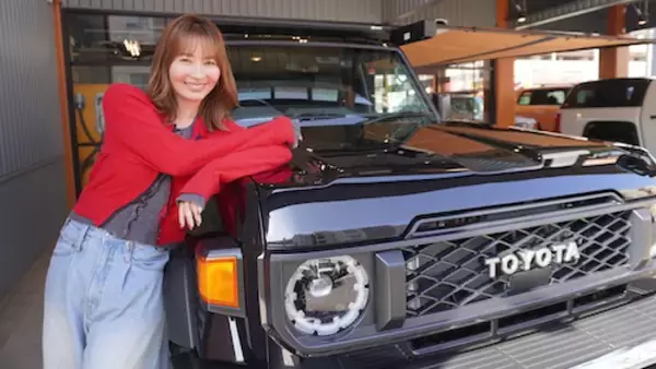 「新山千春、20年乗った愛車Jeepからランクル70へ乗り換え報告　」の画像
