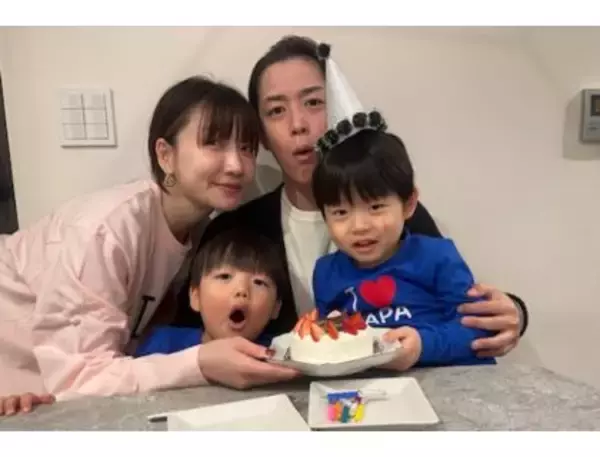 「あいのり･桃、年下夫の35歳誕生日に"愛爆発"サプライズ　」の画像