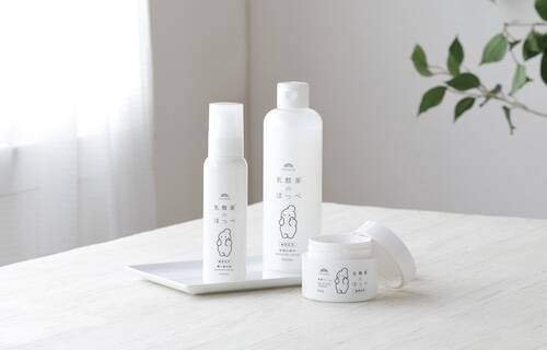 菊正宗から敏感肌用スキンケアシリーズ「乳酸菌のほっぺ」誕生