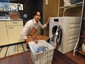 中村蒼、エプロン姿のオフショ「洗濯と料理が得意な男」