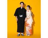 「あいのり･桃、夫婦７年目を迎える夫とのラブラブ着物ショット」の画像1